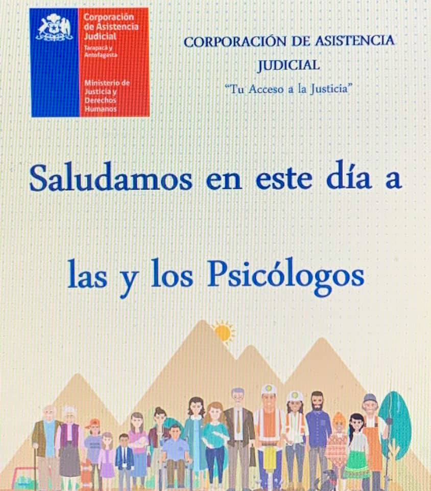 Saludo en el día de el psicólogo y la psicóloga