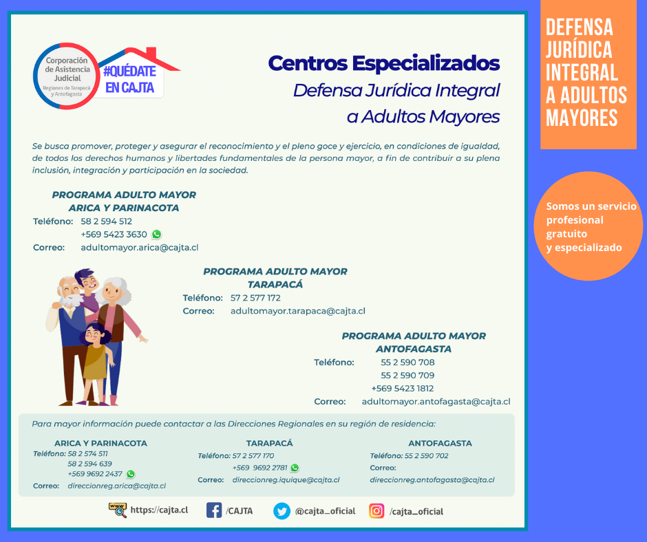 Defensa JurÃdica Integral a Adultos Mayores de la CAJTA