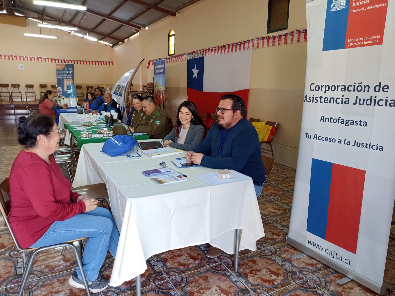 Consultorio jurídico Antofagasta Norte en Plaza Ciudadana realizada en la Junta de Vecinos “Tucapel Salinas”