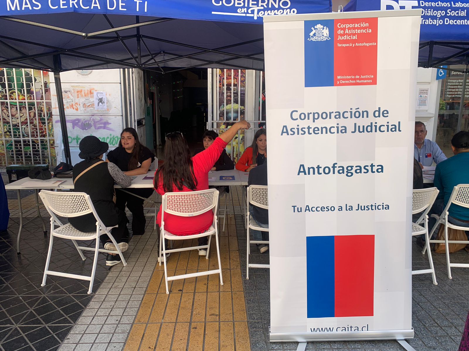 Consultorio Jurídico Centro de Antofagasta participó en la Plaza Ciudadana