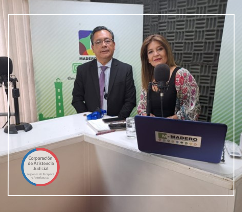 Consultorio Jurídico Centro Antofagasta en Radio Madero