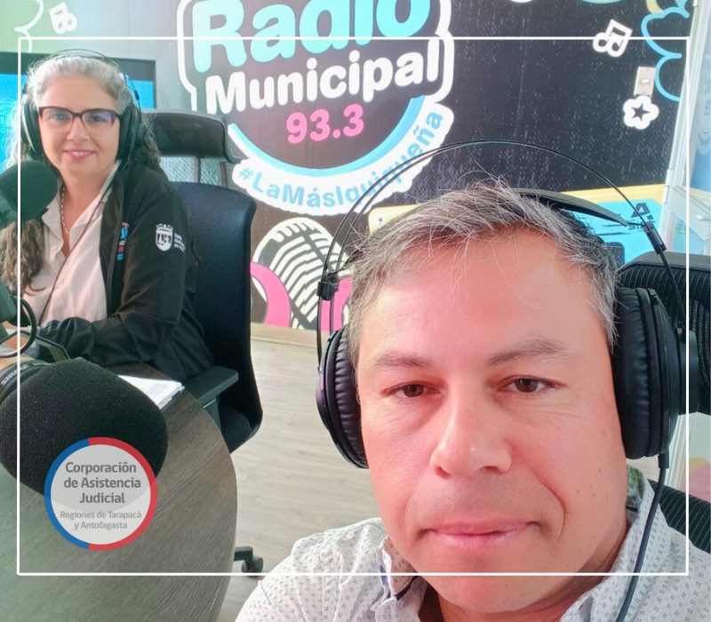 Psicólogo del CAVI de Iquique, Luis Garrido fue entrevistado en Radio Municipal
