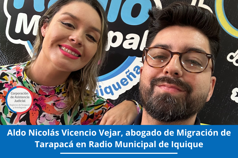 Abogado  de Migración de Tarapacá en la Radio Municipal de Iquique 93.3