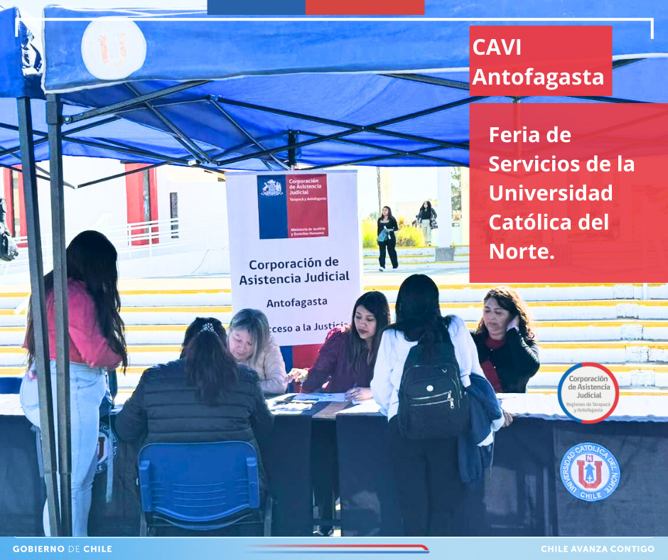 CAVI Antofagasta participa en Feria de Servicios de la Universidad Católica del Norte