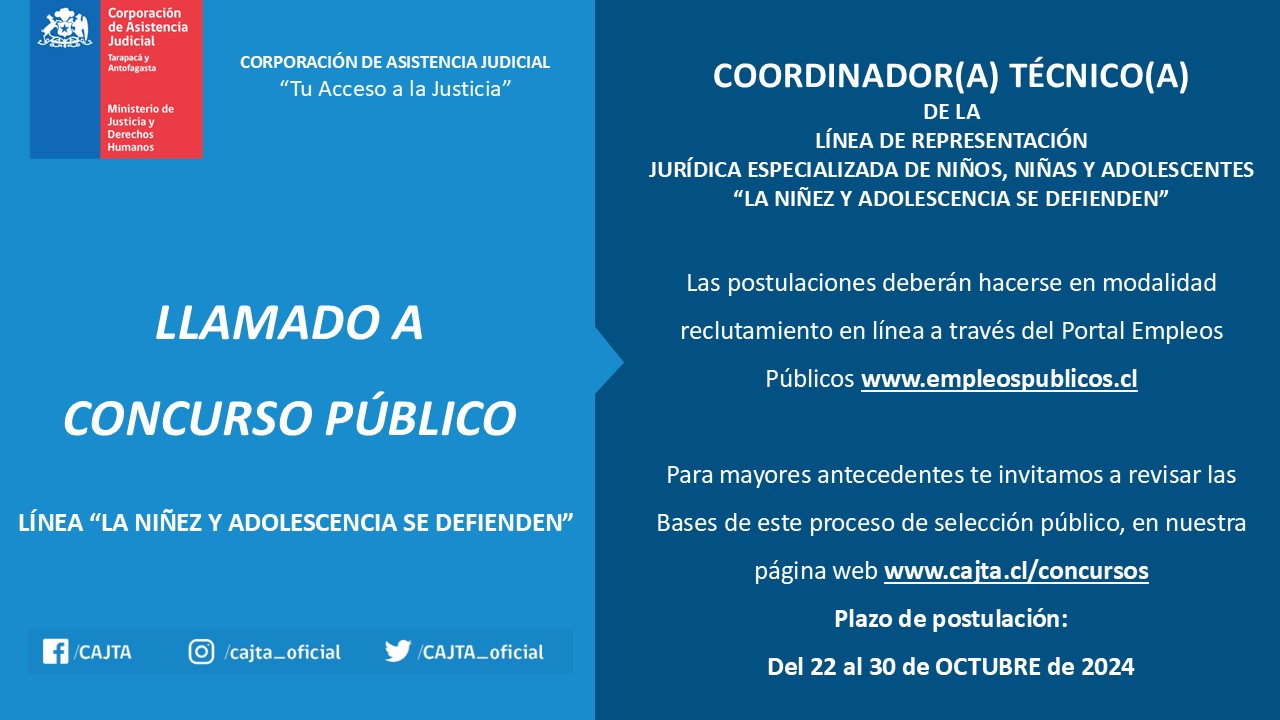 LLAMADO A CONCURSO PÚBLICO