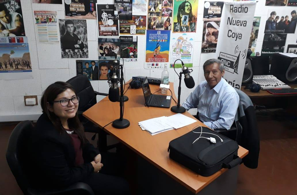 En la Radio Nueva Coya de María Elena difunden campaña “llegando hasta donde vives”.