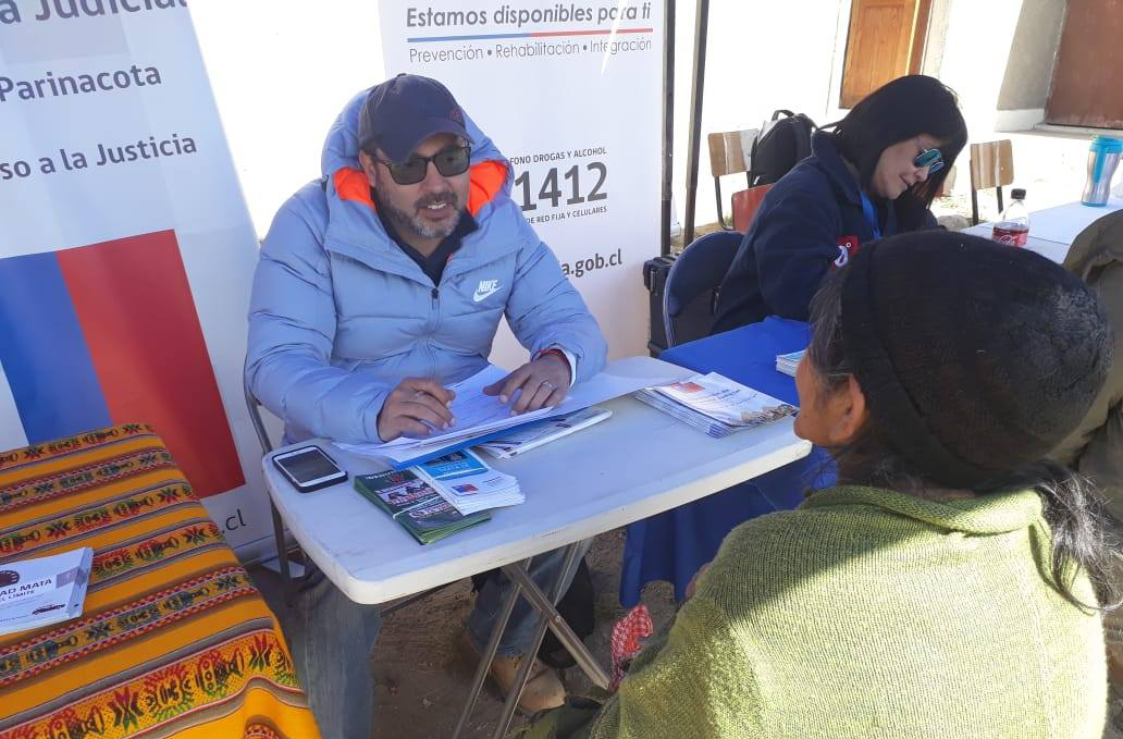 CAJTA participó en la Plaza de Gobierno en Terreno en la localidad de Guallatire