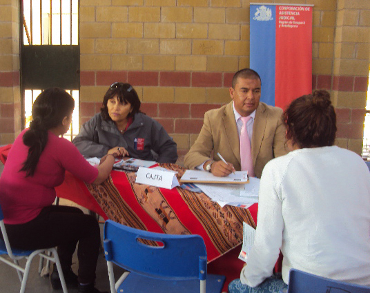 CAJTA Participa en Plaza de Justicia Desarrollada en el Centro de Cumplimiento Penitenciario de Acha, Región de Arica y Parinacota