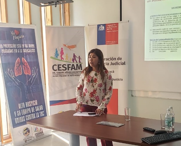 Consultorio JurÃdico de Alto Hospicio lleva a cabo taller de difusión